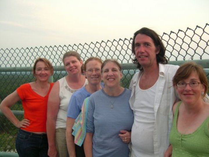 Group pic at top of old military observation tower