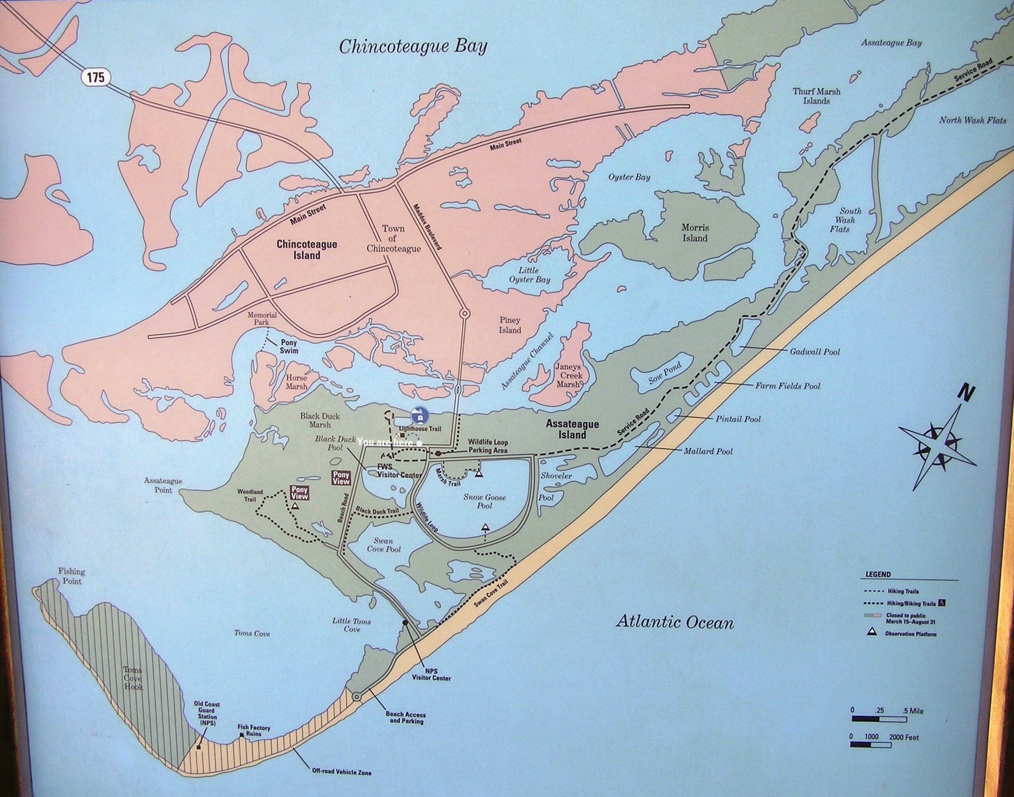 Map on sign