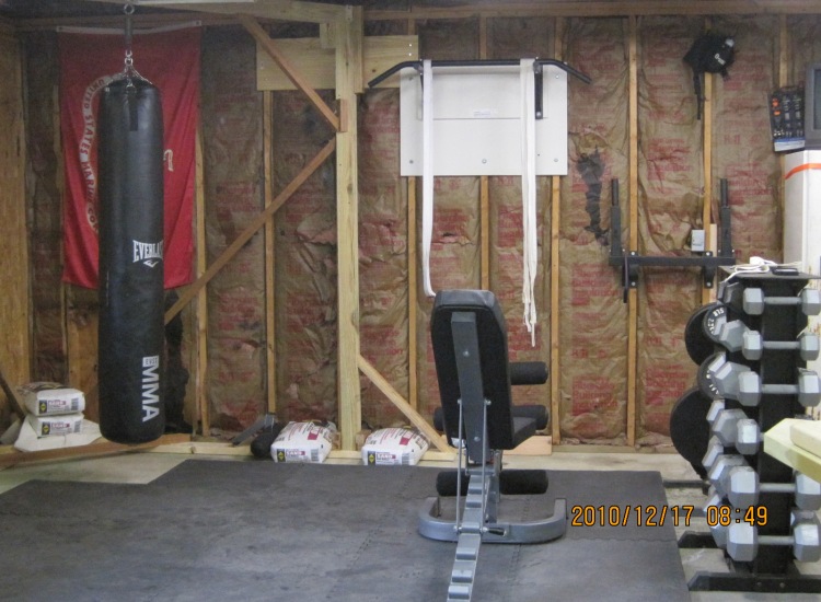 Exercise equipment in my garage