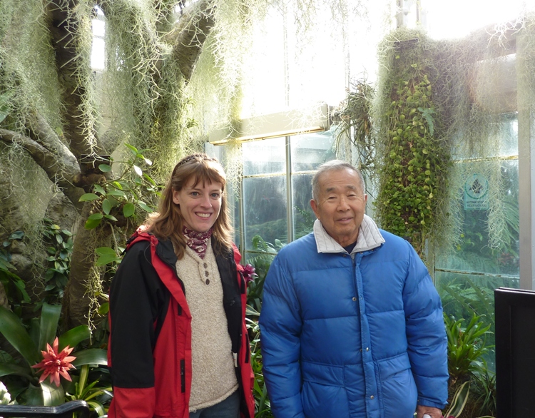 Joyce and Dad by Spanish Moss