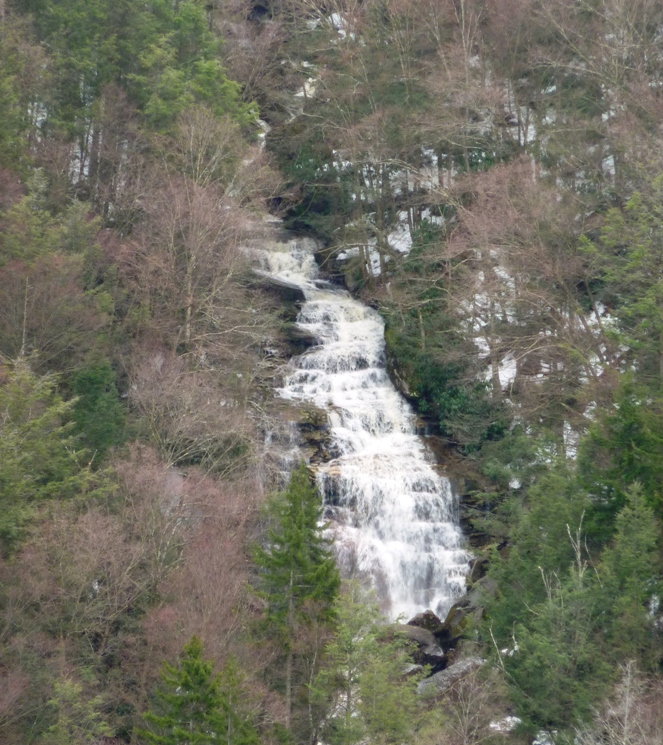 Falls of Ekala, a cascading waterfall