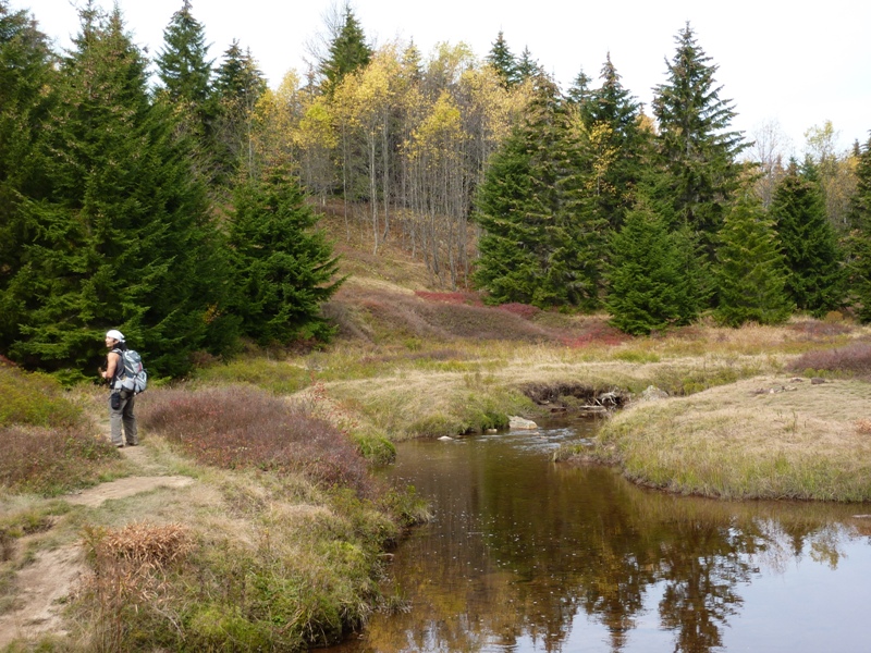 Me standing by a stream