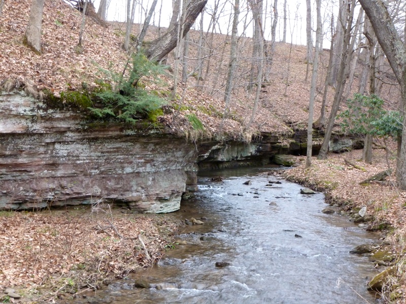 A rocky part of Sang Run