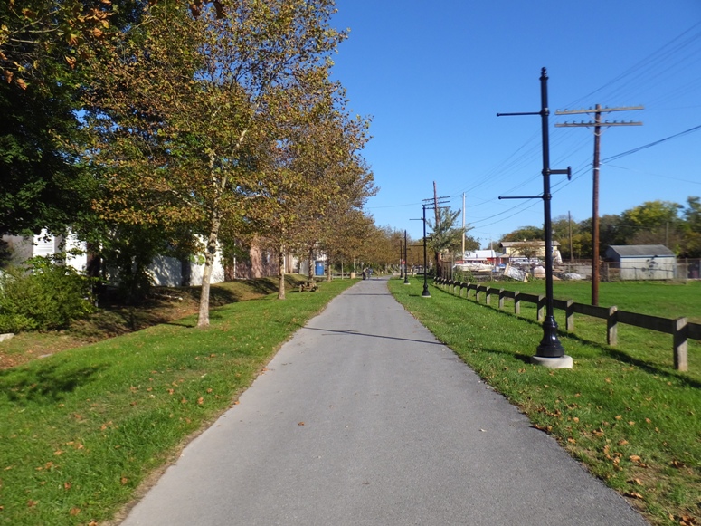 The pristine Western Maryland Rail Trail