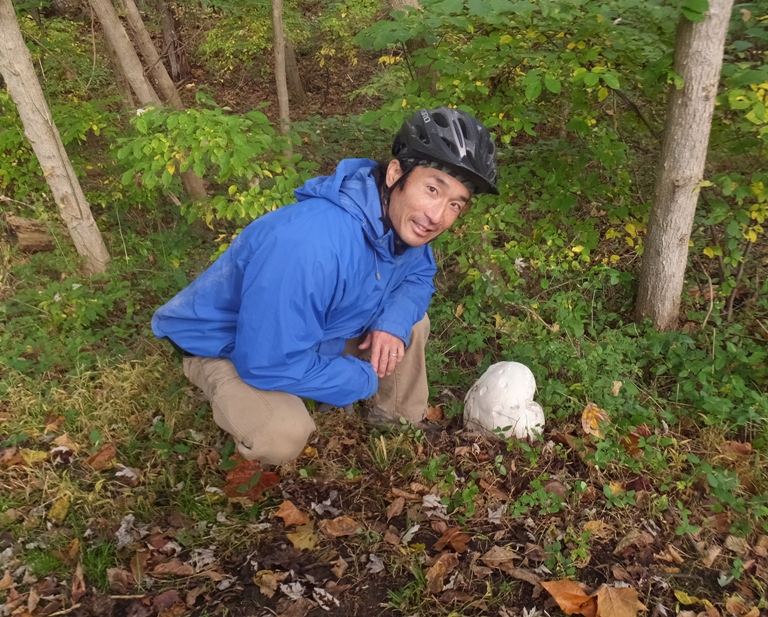 Me and Giant Puffball Mushroom