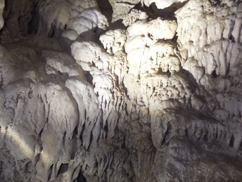 Limestrone structures in cave