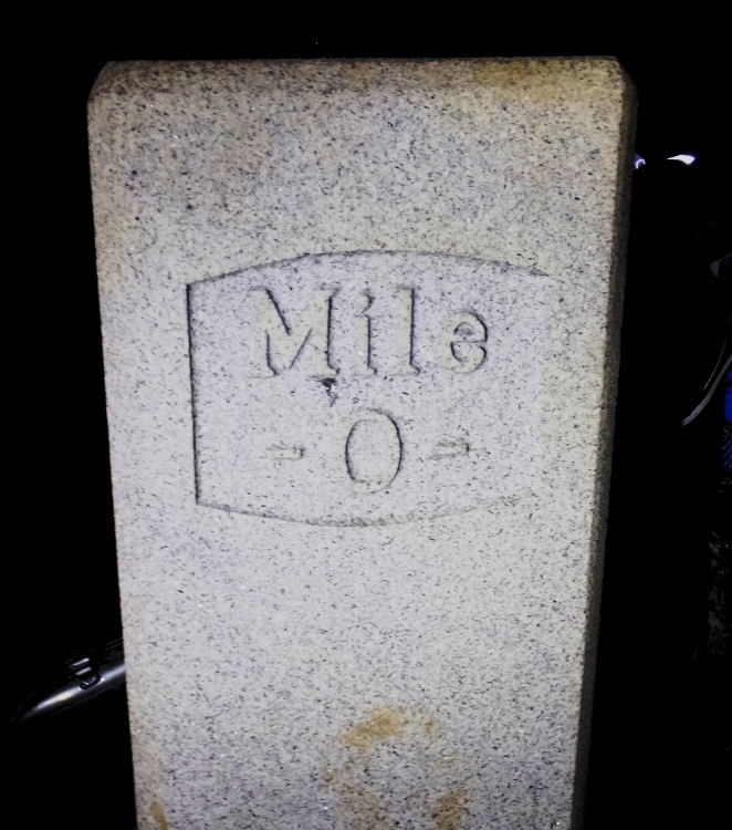 Mile post zero