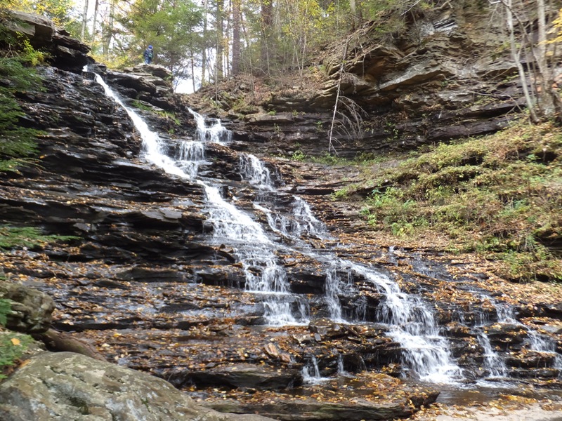 Lots of cascading on this waterfall