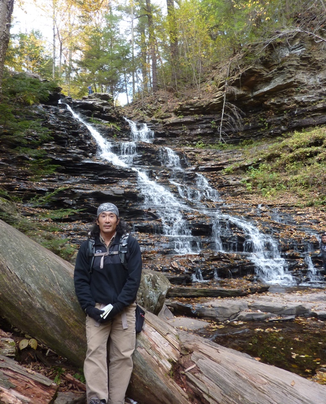 Me at the waterfall