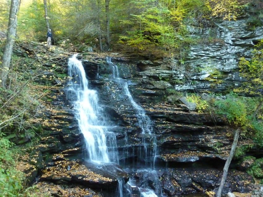 Me at the top of the waterfall