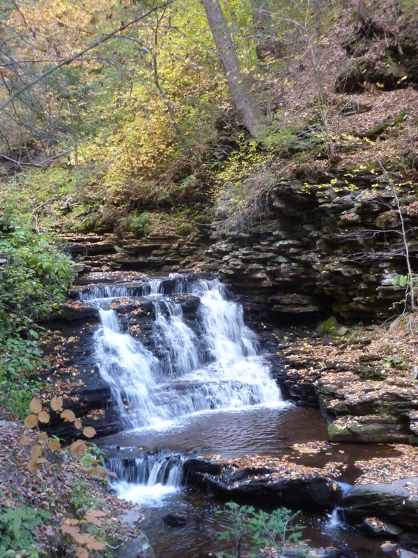 Autumn colors around the falls