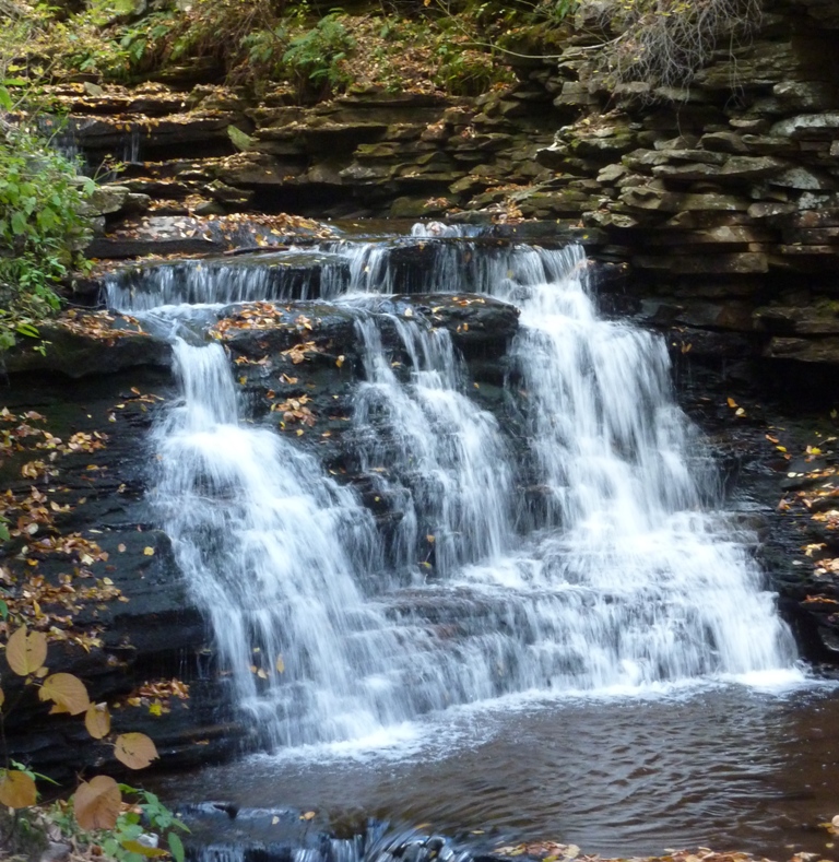 A close-up view of the falls with Norma's Panasonic Lumix DMC-ZS1 camera