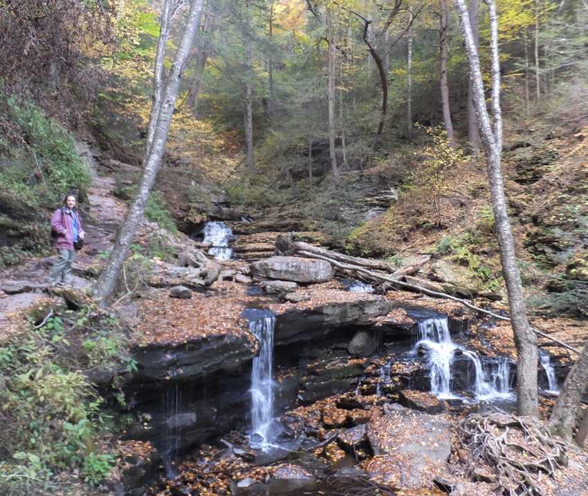 Norma and fairly dry waterfall