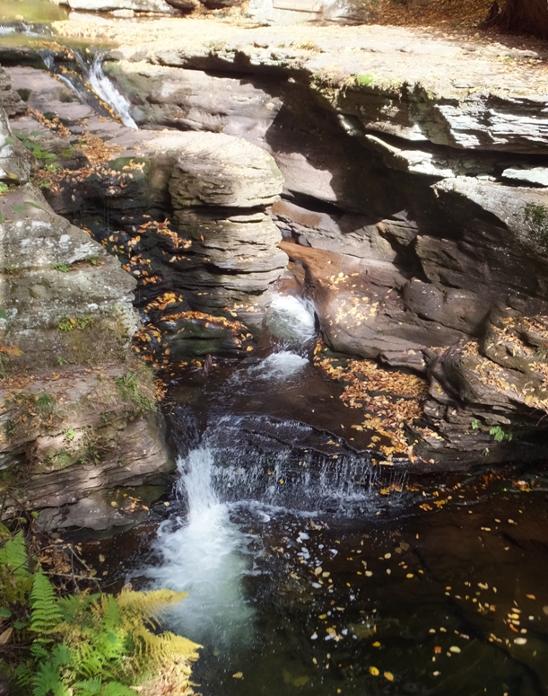 A view of the falls from high up