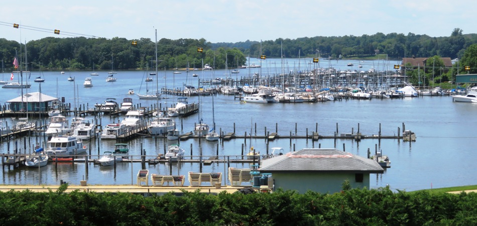 View of Sassafras River from restaurant