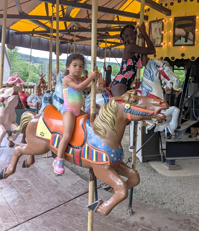 Riding the carousel