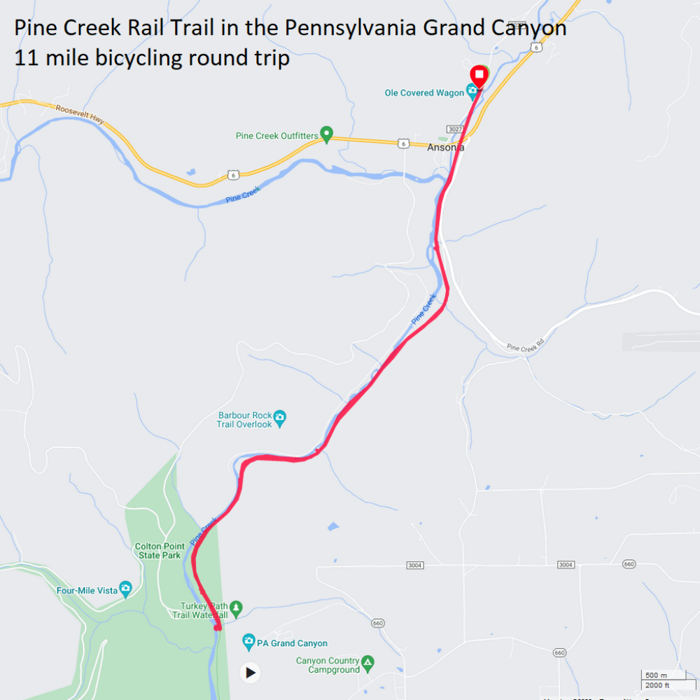 Map of our route