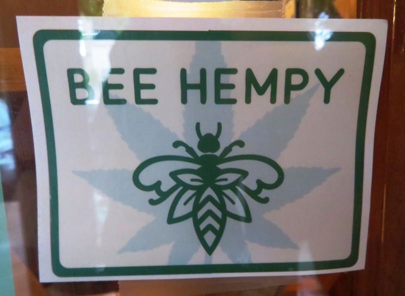 Bee Hempy sticker