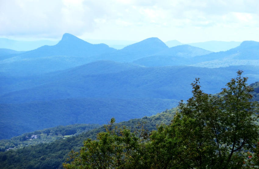 Mountain skyline