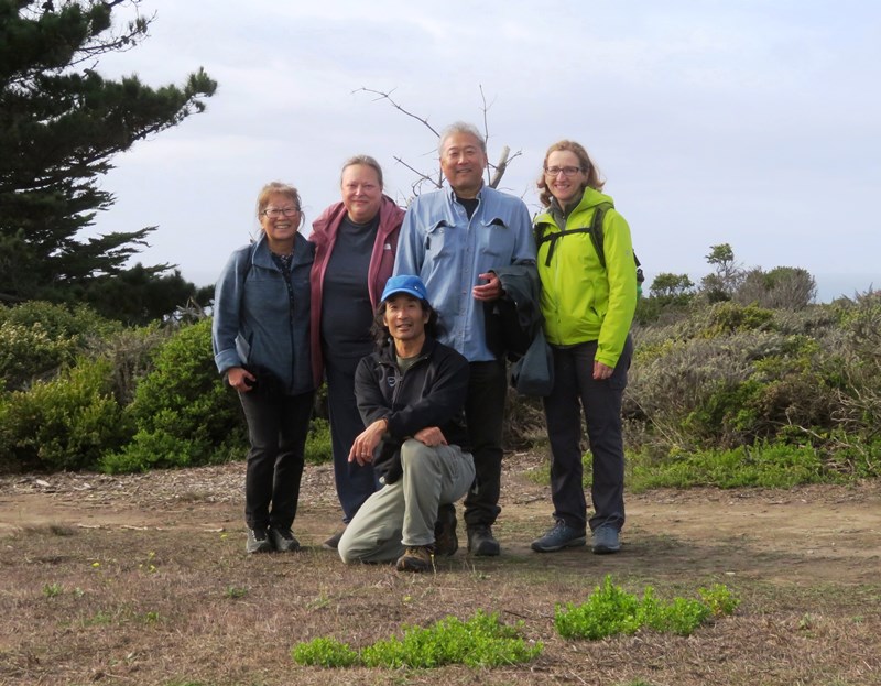 All of us on the trail