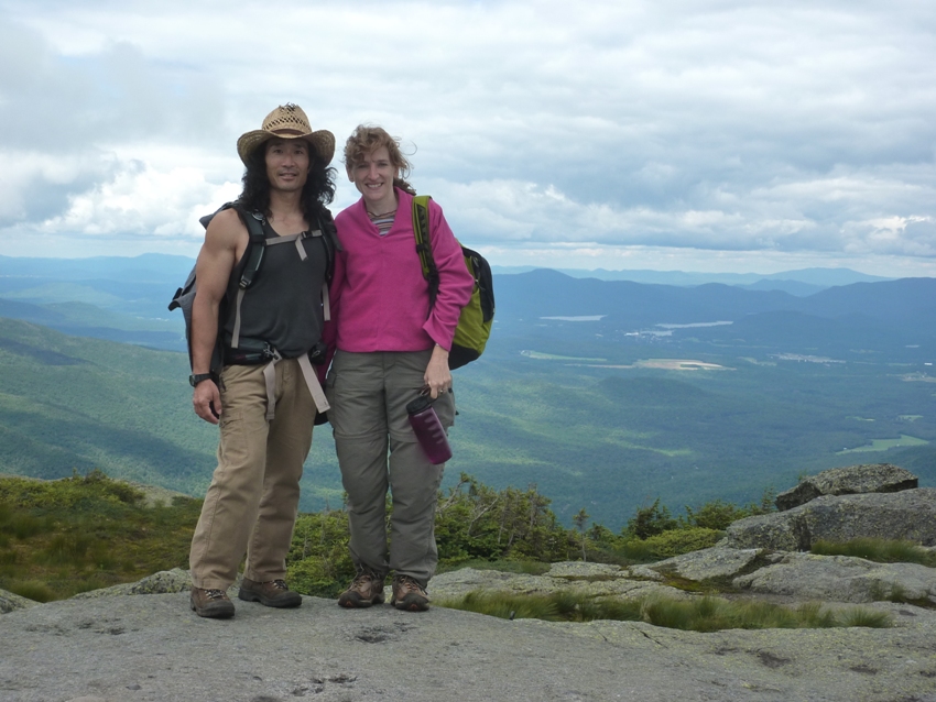 Norma and I standing on Algonquin Peak