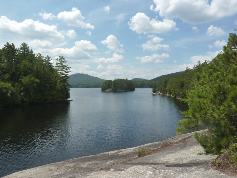 Clear view across the water