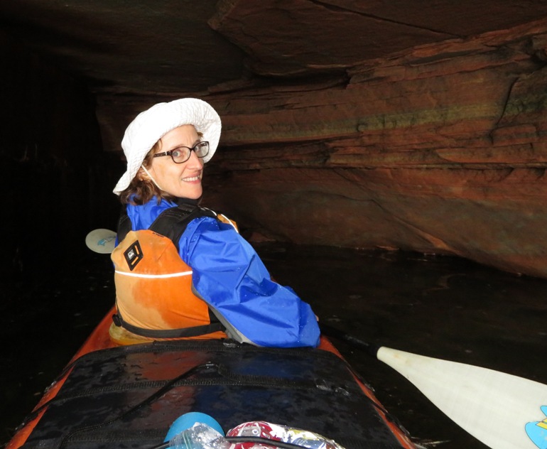 Norma in a dark cave