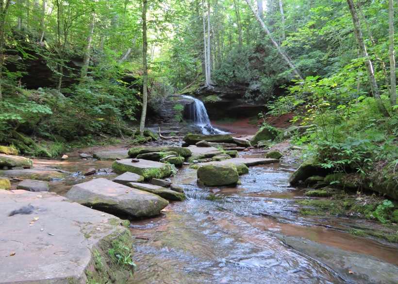 Lost Creek Falls from afar