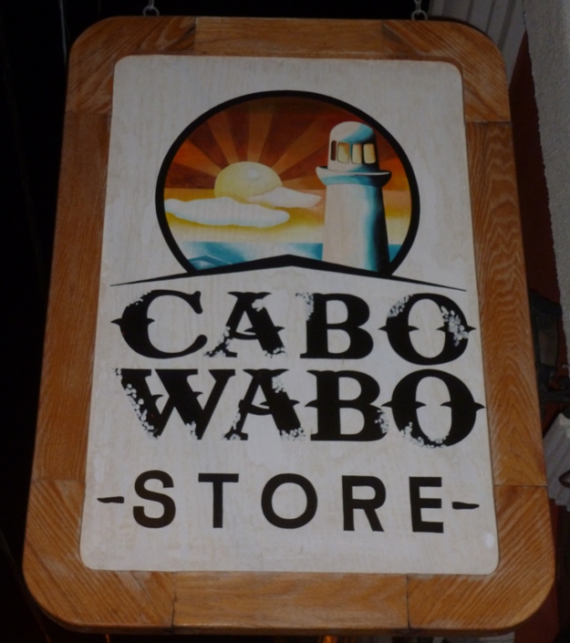 Cabo Wabo Store sign