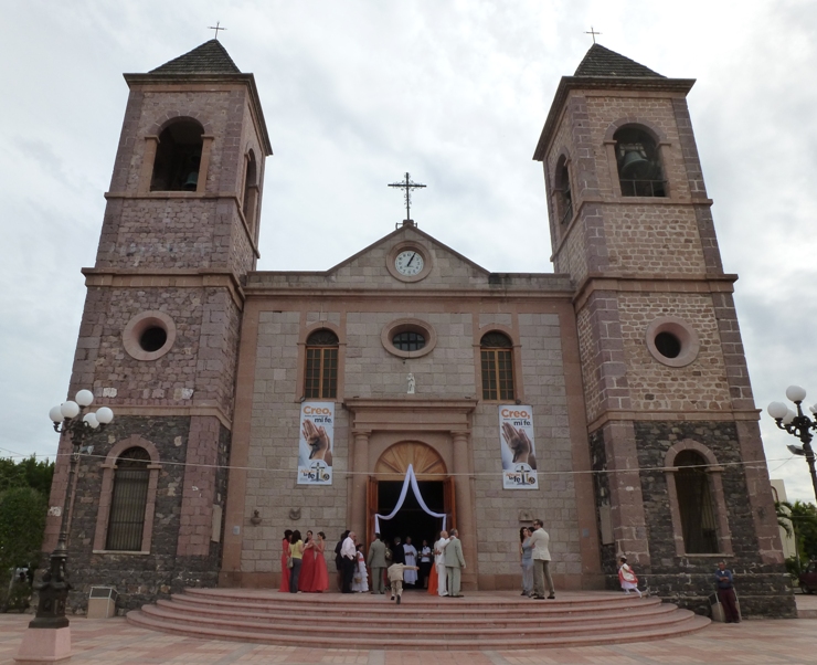 Front of Our Lady de La Paz Cathedral