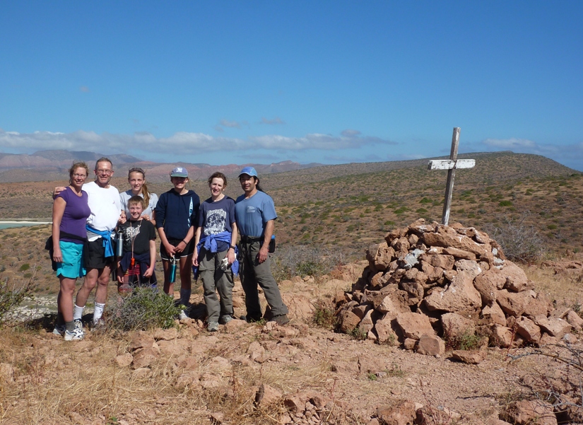 Group pic at south side white cross