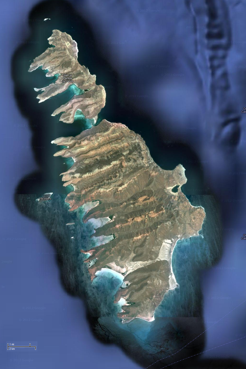 Espiritu Santo Island map