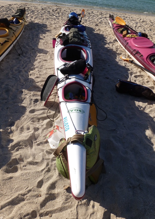 Piloto, our tandem sea kayak