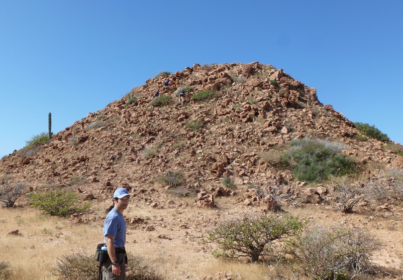 Me at base of hill