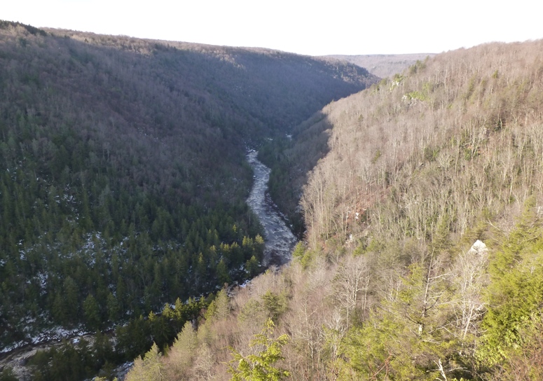 Blackwater River and surrounding hills