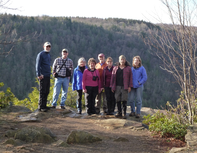 Group photo at overlook