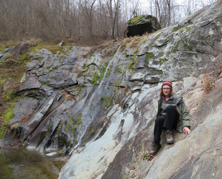 Norma and side view of falls