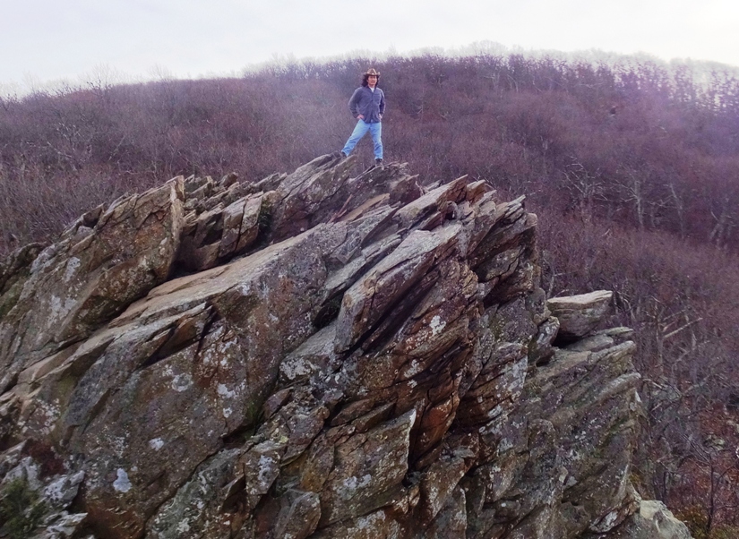 Me standing on Humpback Rocks