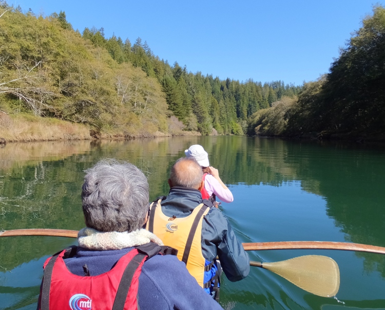 Four of us in the canoe with Norma in the front