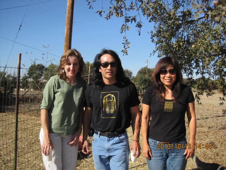 Norma, me, and Cousin Jodi out by the mini-barn