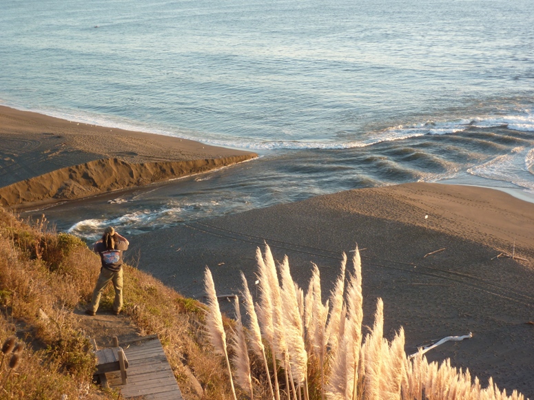 Me looking at the Russian River below