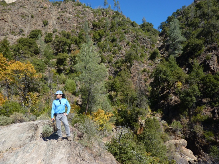 Me standing on a big rock