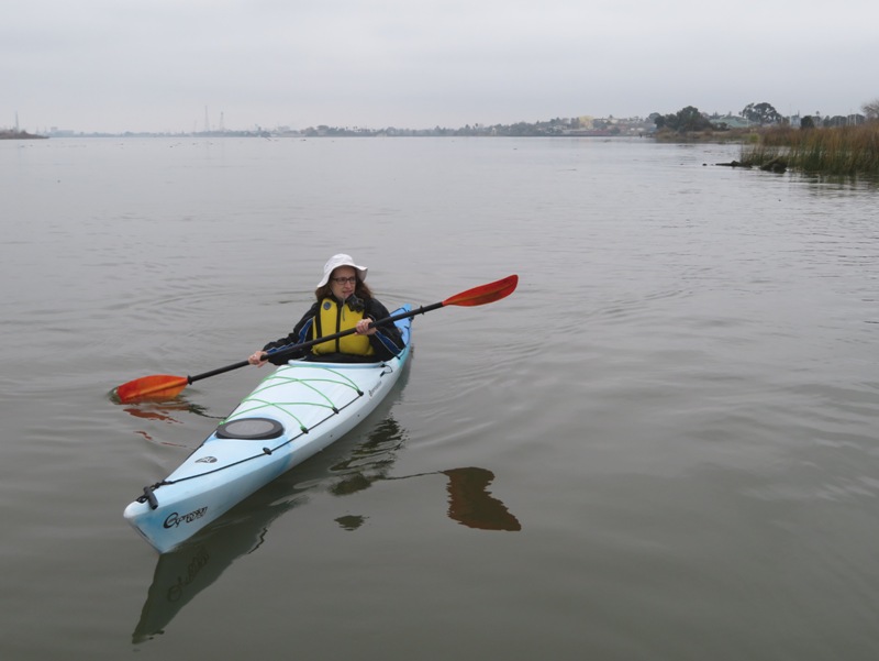 Norma in kayak