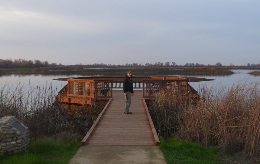 Me on boardwalk by the water