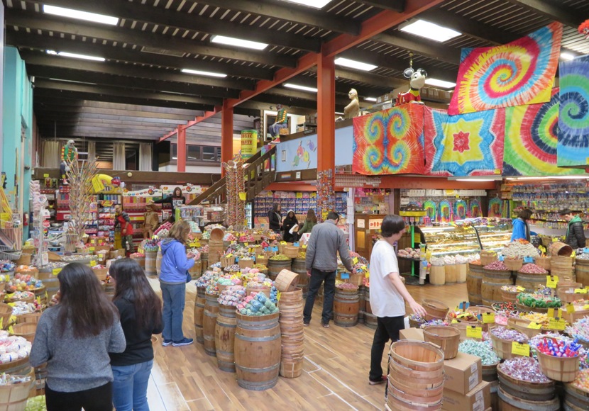 Inside Candy Heaven store