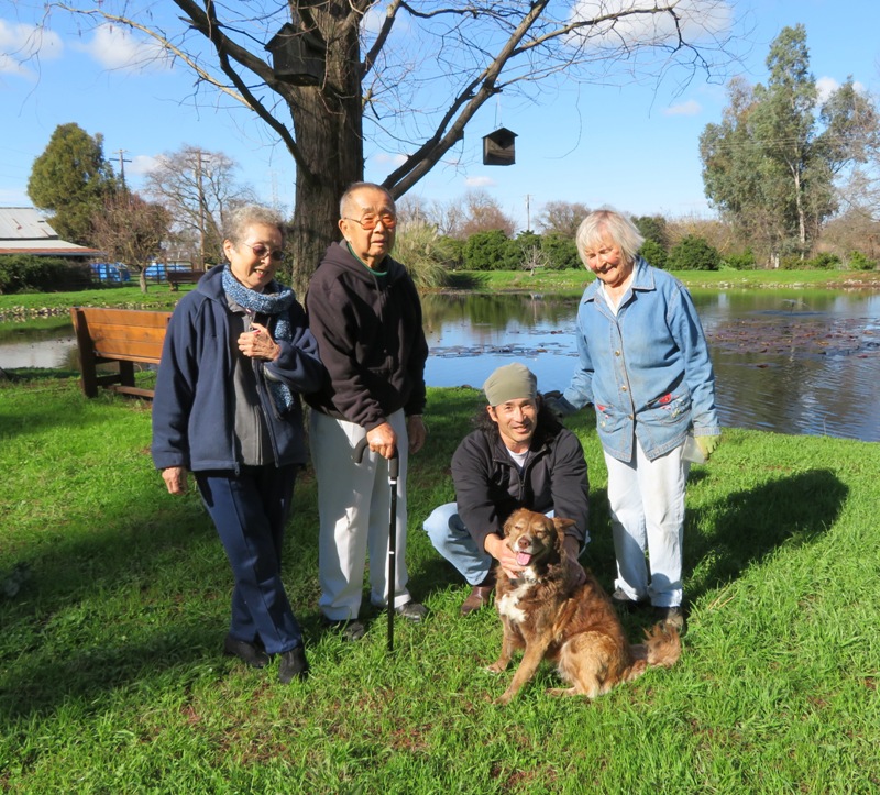 Mom, Dad, Babe, Marie, and I