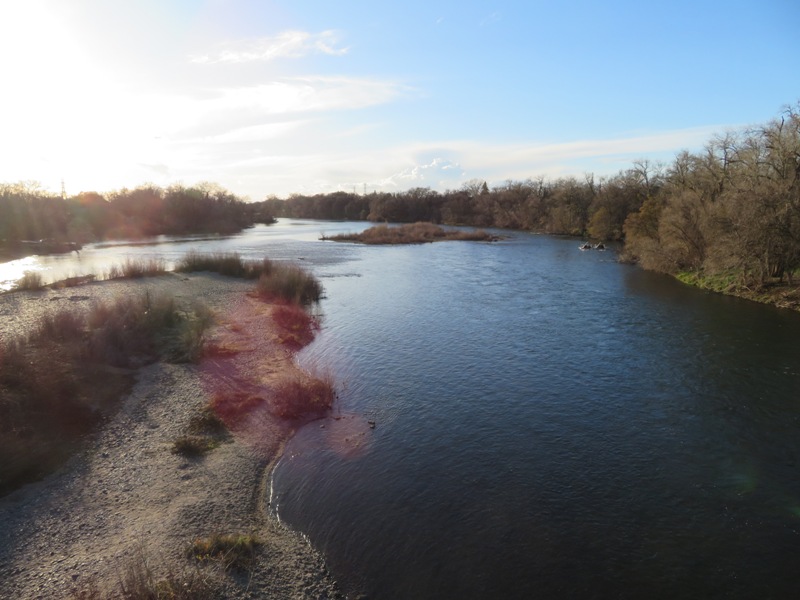 View of river looking west