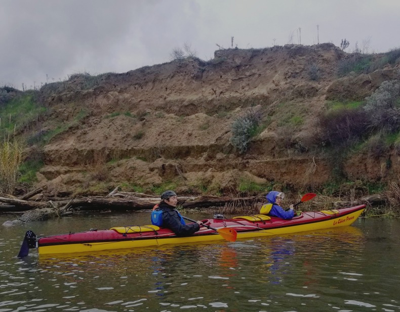 Norma and I in tandem kayak