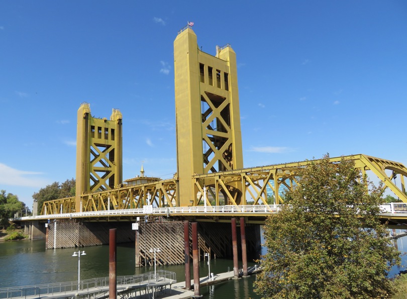 Gold-colored Tower Bridge