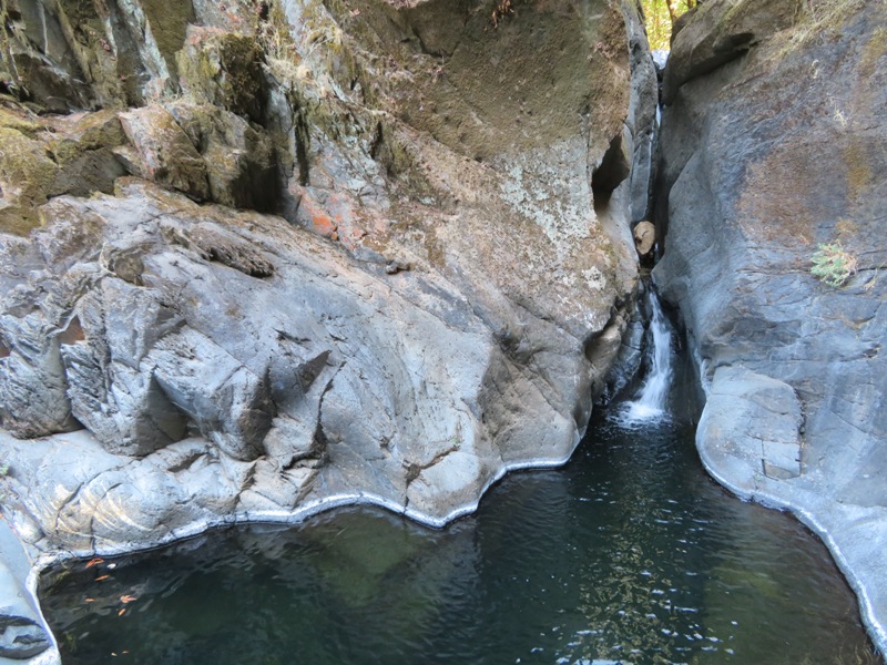 Different view of waterfall